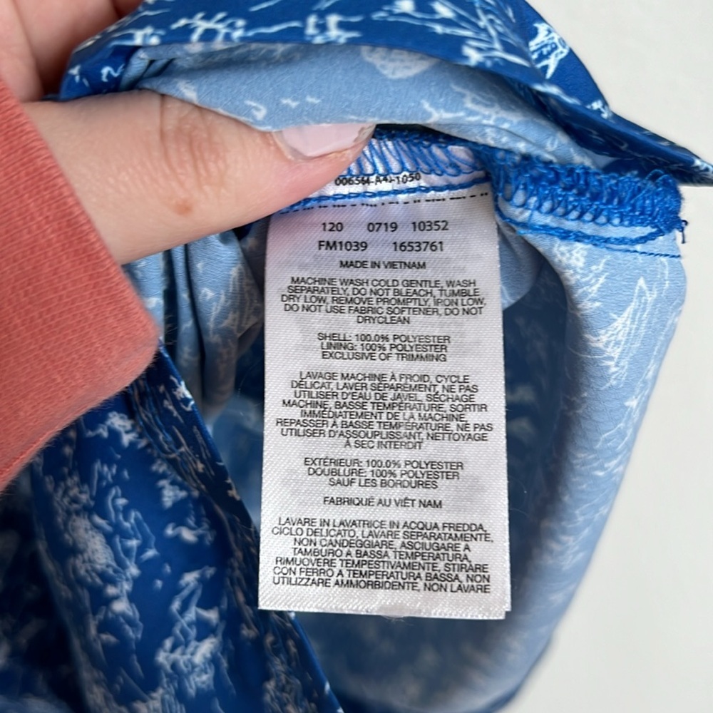 Columbia Men's PFG Blue Boat Print Button Down Shirt - Picture 6 of 8